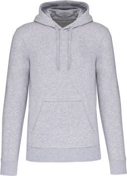 Kariban | Pánská ekologická mikina s kapucí oxford grey 3XL
