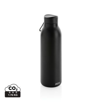 Termo fľaša Avira Avior 500ml z RCS recyklovanej ocele čierna