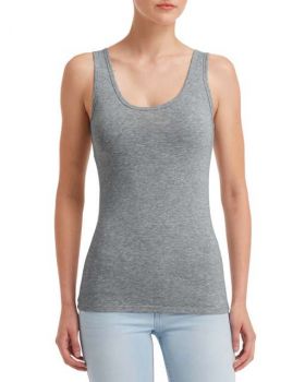 WOMEN'S STRETCH TANK Heather Graphite XL