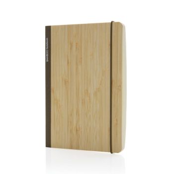 Zápisník Scribe A5 s mäkkým bambusovým obalom hnedá