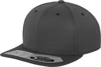 Flexfit | 6 panelová kšiltovka "Fitted Snapback" dark grey onesize