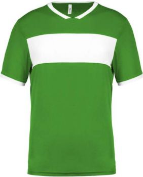 KIDS' SHORT SLEEVE JERSEY Green/White 10/12