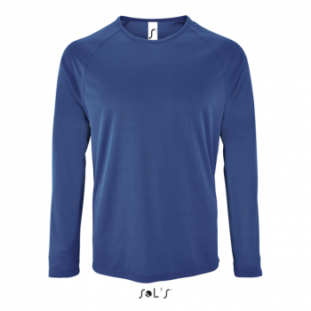 SOL'S SPORTY LSL MEN - LONG-SLEEVE SPORTS T-SHIRT Royal Blue M