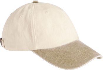 Beechfield | 6 panelová nízkoprofil kontrastní kšiltovka natural/vintage desert sand onesize