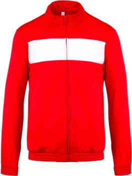 ADULT TRACKSUIT TOP Sporty Red/White L
