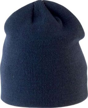 KNITTED KIDS' BEANIE Navy U