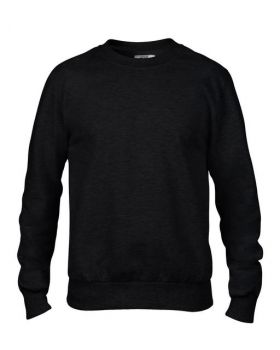 ADULT CREWNECK FRENCH TERRY Black S
