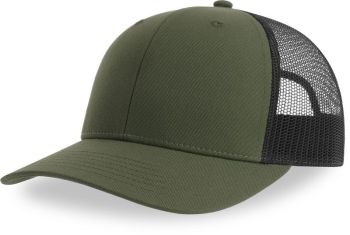 Atlantis | 6 panelová Trucker kšiltovka olive/black onesize