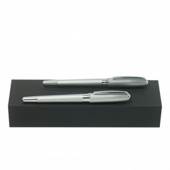 Set Essential Matte Chrome (rollerball pen & fountain pen)