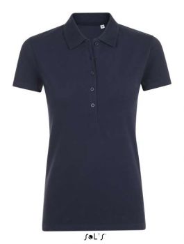 SOL'S PHOENIX WOMEN - COTTON-ELASTANE POLO SHIRT French Navy L