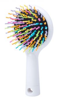 Dubix hairbrush with mirror white