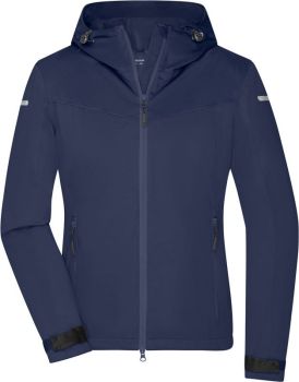 James & Nicholson | Dámská outdoorová softshellová bunda navy L