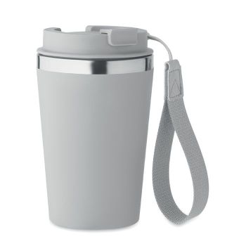 TOPAZ Dvoustěnný kelímek 350 ml šedá