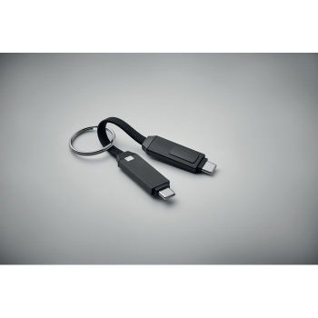 KEYSTO Přívěšek na klíče, 60W kabel Černá