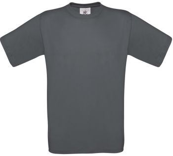 B&C | Tričko z těžké bavlny dark grey S