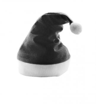 Papa Noel Santa hat black