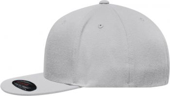 Myrtle Beach | 6 panelová Flexfit® kšiltovka s plochým kšiltem light grey S/M