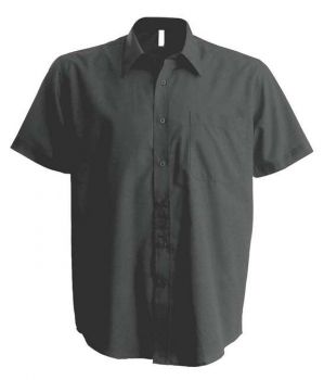 MEN'S SHORT-SLEEVED NON-IRON SHIRT Zinc M