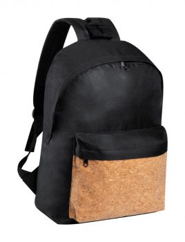Lorcan backpack black , natural