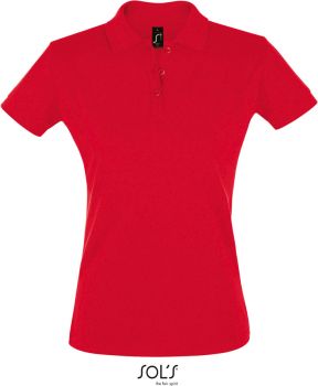 SOL'S | Dámské piqué polo red M