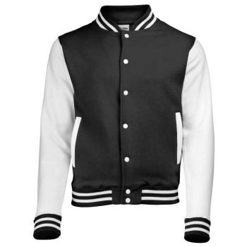 VARSITY JACKET Jet Black/White XL