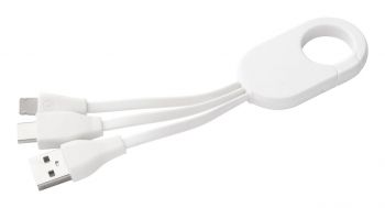 Mirlox USB nabíjací kábel white , white