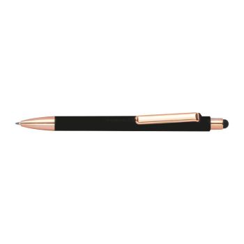 Pogumované guľôčkové pero Čierna