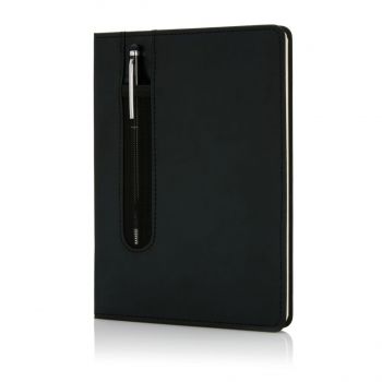 Luxusný zápisník formátu A5 s dotykovým perom čierna