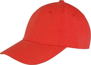 Result Headwear | 6 panelová nízkoprofilová kšiltovka red onesize