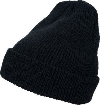 Flexfit | Dlouhá pletená čepice black onesize