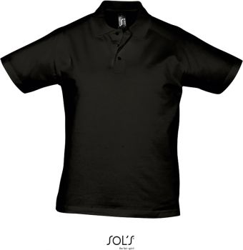 SOL'S | Pánské žerzejové polo black L