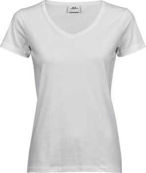 Tee Jays | Dámské luxusní tričko s výstřihem do V white M