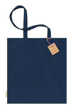 Klimbou bavlnená nákupná taška dark blue