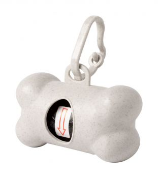 Leiren dog waste bag dispenser beige