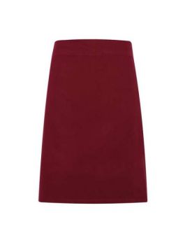 'CALIBRE' HEAVY COTTON CANVAS WAIST APRON Burgundy U