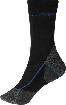 James & Nicholson | Lehké pracovní ponožky black/royal 42-44
