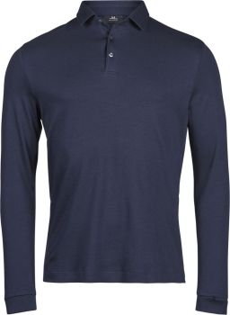 Tee Jays | Pima polo s dlouhým rukávem navy XL
