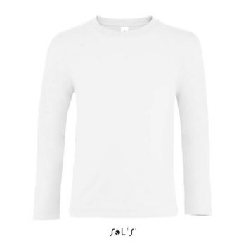 SOL'S IMPERIAL LSL KIDS - LONG SLEEVE T-SHIRT White 8A