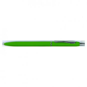 Rubber coated ball pen Green