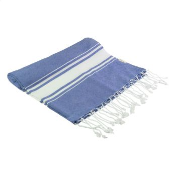 Cancun plážový uterák z recyklovanej bavlny dark blue