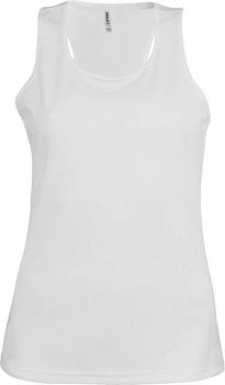 LADIES' SPORTS VEST White S