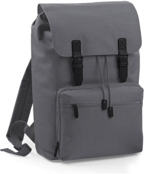 BagBase | Vintage batoh na notebook graphite grey/black onesize