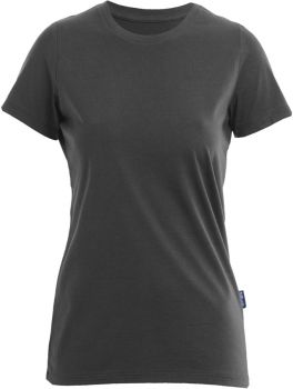 HRM | Dámské luxusní tričko s kulatým výstřihem dark grey S