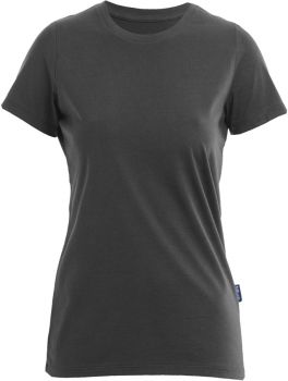 HRM | Dámské luxusní tričko s kulatým výstřihem dark grey XS