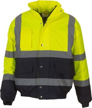 Yoko | Hi-Vis Bomber Bunda hi vis yellow/navy M