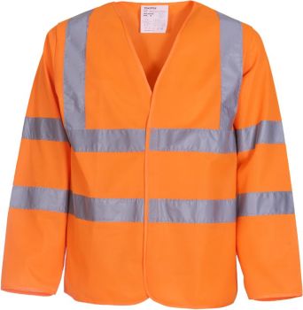 Yoko | Bezpečnostní vesta s dlouhým rukávem hi vis orange S