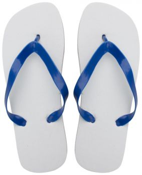 Sunset beach slippers dark blue , white N