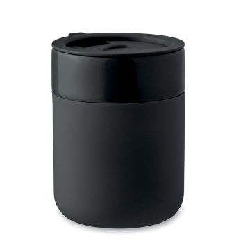 QERAM Keramický pohárek 330 ml černá