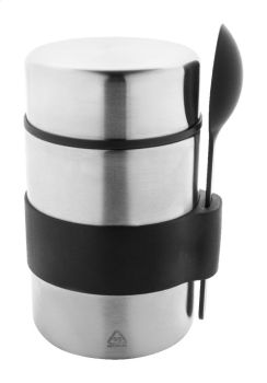 Minestrone izolovaná RSS nádoba na jedlo silver