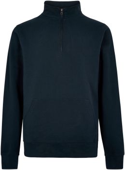 Kustom Kit | Piqué mikina s 1/4 zipem navy L